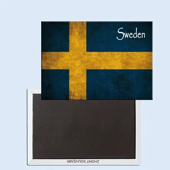 Svéd zászló 24398 Hűtő Mágnes
