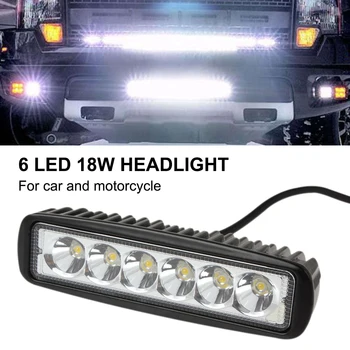 1/2db 6 LED-12W Drl az autók Munka Lámpa Spotlámpa Egyetemes Offroad lámpa autó Kamion Ködlámpa Fényszóró-fénysáv
