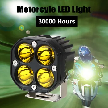 1db 40W 4000LM Motorkerékpár Távolsági Fény Négyzetméter Reflektor 12V 24V 3 Hüvelykes Led-es munkalámpa A 4x4-es Offroad Traktorok Autó Ködlámpa