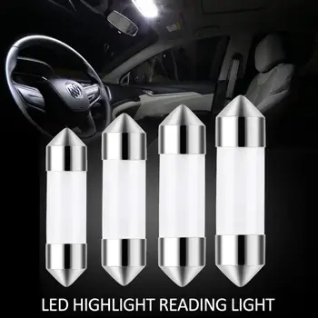 1x 31 36 39, 41 mm-es Autó Belső Lámpa Rendszámtábla Izzó C5W Girland LED Lámpa Fehér Olvasás Rendszámtábla Lámpa