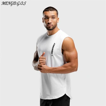 2020 új férfi nyári fitness tetejét kocogó férfi testépítő edzés trikóban divat férfi ruházat