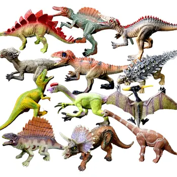 4db/tétel 15-18 cm Jurassic Dinoszaurusz Játékok Modell Szimulált Szilárd Dinoszaurusz Modell Dinoszaurusz Játékok Tyrannosaurus Pterosaur Akció Játékok