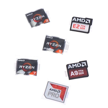 5DB AMD Processzor Sorozat Címke, Matrica A9 PRO E2 Ryzen 3 5 7 Logó DIY Dekoráció