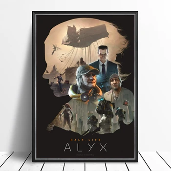 A Half-Life: Alyx Videó Játék, Vászon Poszter Haza Falfestés Dekoráció (Nincs Keret)
