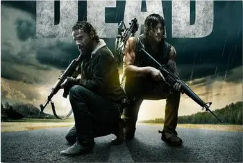 A Walking Dead Film művészfilm Nyomtatás Selyem Poszter Haza, Fali Dekor 24x36inch