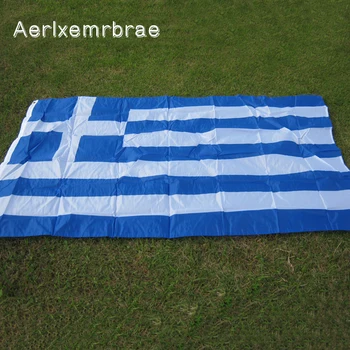 aerlxemrbrae zászló 3x5ft Görögország Zászló görög Görög Állam, Ország Banner Görögország Nemzeti Banner Super-Poli Lóg Görögország Zászló