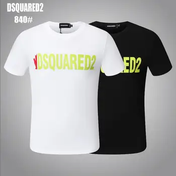 Az új Dsquared2 - tiszta pamut túlméretezett póló, designer egyéni stílus, új érkezés 840