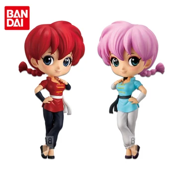 Bandai Eredeti Q Posket Ranma Nibun-nem-Ichi Anime Figurák Gyűjthető Modell Dísztárgyak, Ajándékok, Játékok, Gyerekeknek, Fiúknak, Lányoknak