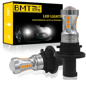 BMTxms 2x PH24WY SPH24 LED Auto lámpa Lámpák Canbus Nem Hiba Fehér sárga Audi Cadillac GMC Lincoln Saab Autó Lámpa