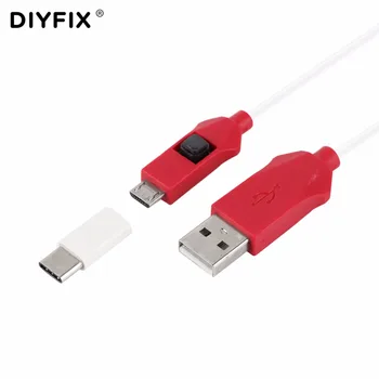 DIYFIX Mély Flash Kábel Repair Tool a xiaomi Redmi Telefon Nyitott Port 9008 Támogatja a BL Zárak EDL Kábel C Típusú Adapter