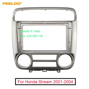FEELDO Autó 2Din Audio Arc Lemez Fascia Keret Honda Stream 01-04 9