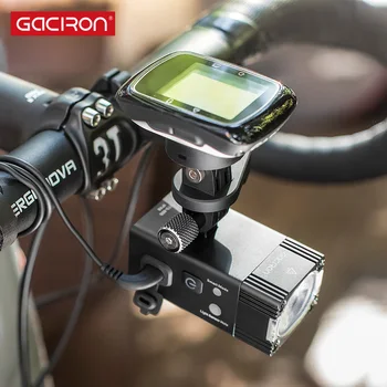 GACIRON 500 800 Lumen Smart Light Pro Országúti Kerékpár első Lámpa 2 az 1-ben Mount tartó Vízálló USB Töltés Kerékpár Első Lámpa