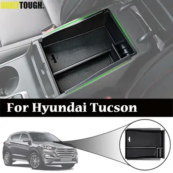 Hyundai Tucson TL 2015 2016 2017 2018 2019 MEGHAJTÓ Kartámasz Tároló Doboz Központi Konzol Kesztyű Tálca Raklap Autó Szervező