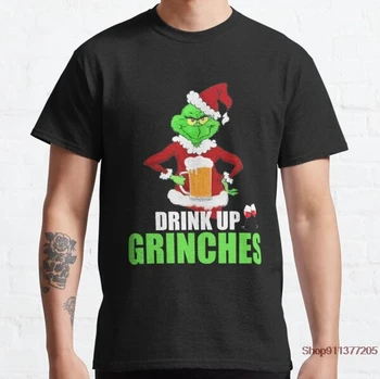 Igyál Grinches Vicces Karácsonyi Póló Forró Eladó Bohóc Póló Férfiak/nők Nyomtatott Terror Divat póló