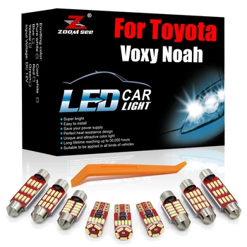 Luxus Fehér Canbus LED-es Belső Készlet Toyota Voxy Noah 60 65 70 75 80 Sorozat AZR60 AZR65 ZRR70 ZRR75 ZRR80 ZWR80 Autó Lámpa