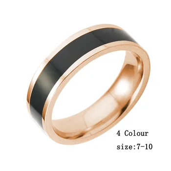 Olcsó Gyűrű, Férfi/Nő Rozsdamentes Titán-Acél Rose Gold Színű Márka, Design Gyűrű Bulgária gyűrűk judit JZ134