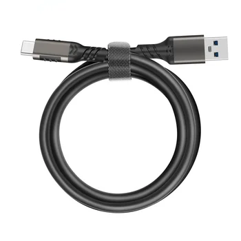USB A-USB C 3.1/3.2 Gen 2 Kábel 10 gbps adatátviteli, Rövid USB-C SSD Kábel 60W QC 3.0 Gyors Töltés, Tartalék Kábel