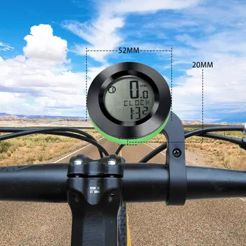 Érzékelők Lcd Háttérvilágítású Kerékpár-Számítógép Sebességmérő A Sebességet Mérő Kilométer Esővédő Kerékpár Stopper Kör Alakú Forró