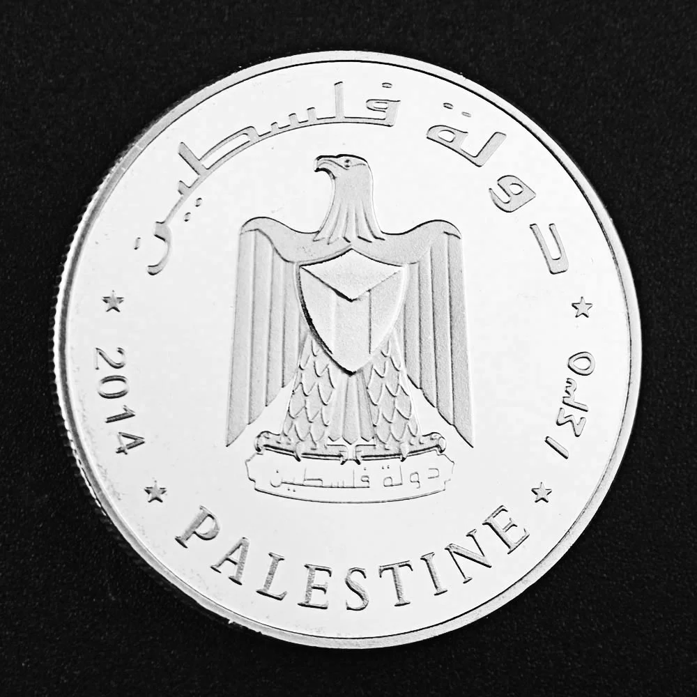 Sziklamecset, Jeruzsálem Gyűjthető Ezüst Bevonatú Emlék Érme Nem-pénznem Emlékérme 2