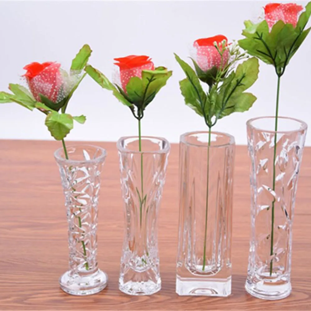 akril anyagból váza Virág váza&átláthatóság műanyag virág váza 0