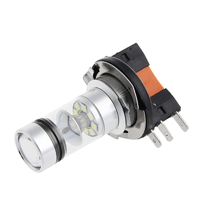 2021 Új H15 100W 2323 SMD LED Autó Ködlámpa Vezetés DRL Izzó Fék Stop Lámpa, Fényszóró 2
