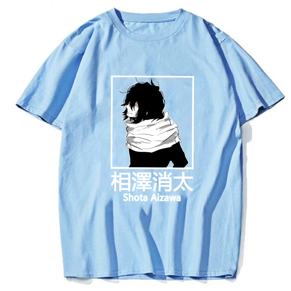 A Hős Academia Póló Férfi Divat Tshirt Boku Nem Hős Academia Anime Shota Aizawa t-shirt Grafikus Felsők Férfi Pólók 3