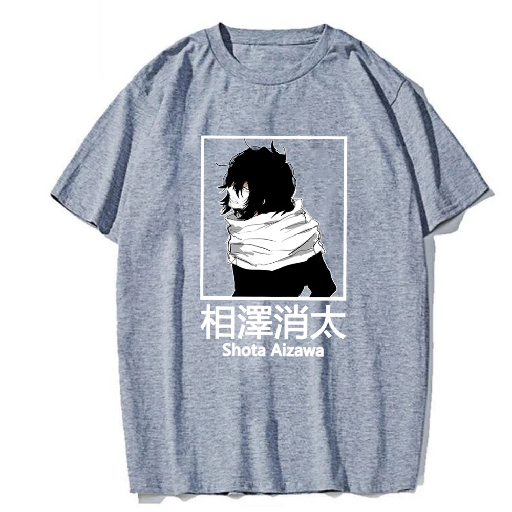 A Hős Academia Póló Férfi Divat Tshirt Boku Nem Hős Academia Anime Shota Aizawa t-shirt Grafikus Felsők Férfi Pólók 4