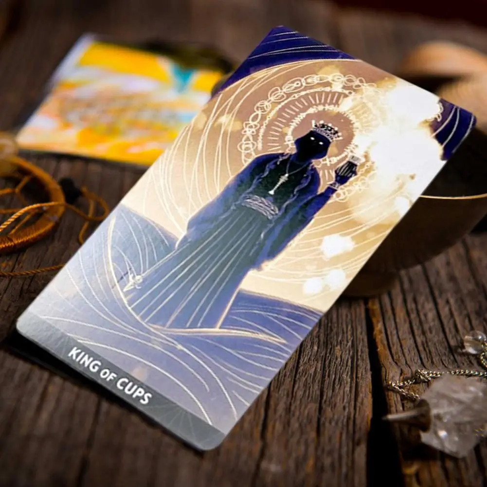 Tarot Kártya Hang Arcana Oracle Tarot Magic Board Játék Angol Jóslás Tarot Családi Buli Kártya 3