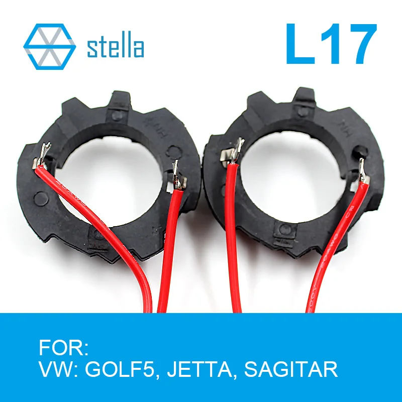 Stella 2db H7-LED fényszóró Birtokosai/Adapterek Lámpa Alap VW GOLF 5,JETTA,régi SAGITAR LED átalakító készlet Fényszóró Tartozékok 0