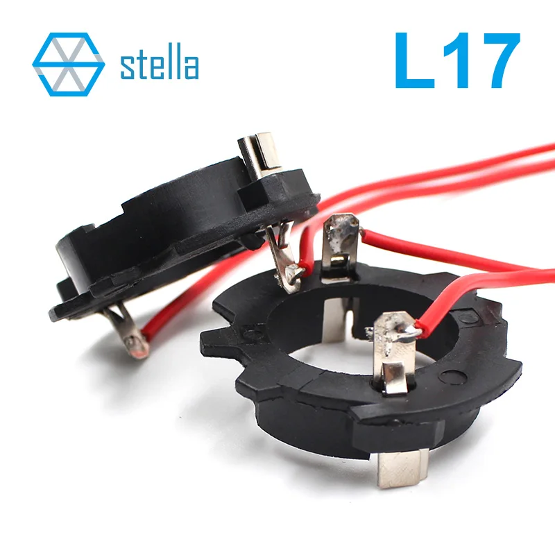 Stella 2db H7-LED fényszóró Birtokosai/Adapterek Lámpa Alap VW GOLF 5,JETTA,régi SAGITAR LED átalakító készlet Fényszóró Tartozékok 1