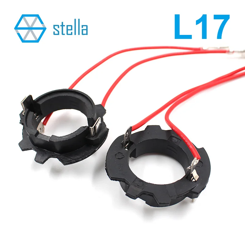Stella 2db H7-LED fényszóró Birtokosai/Adapterek Lámpa Alap VW GOLF 5,JETTA,régi SAGITAR LED átalakító készlet Fényszóró Tartozékok 2
