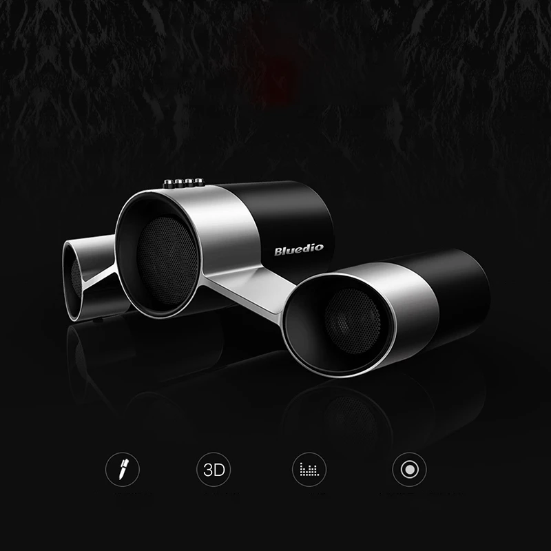 Bluedio MINKET Vezeték nélküli Hordozható Bluetooth Hangszóró 3D Sztereó Zene, Buli Hangszóró Hang 3