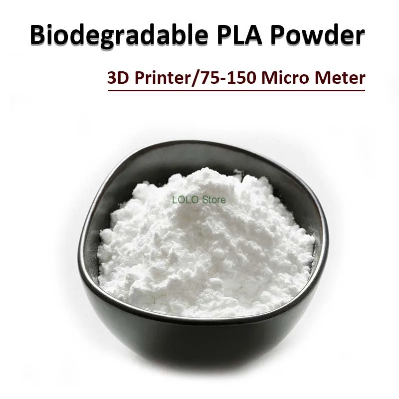 1Kgs PLA Por biológiailag Lebomló Műanyag Részecskék Élelmiszeripari Polylactic Savas Gyanta Por Polylactide 3D-s Nyomtatás 0